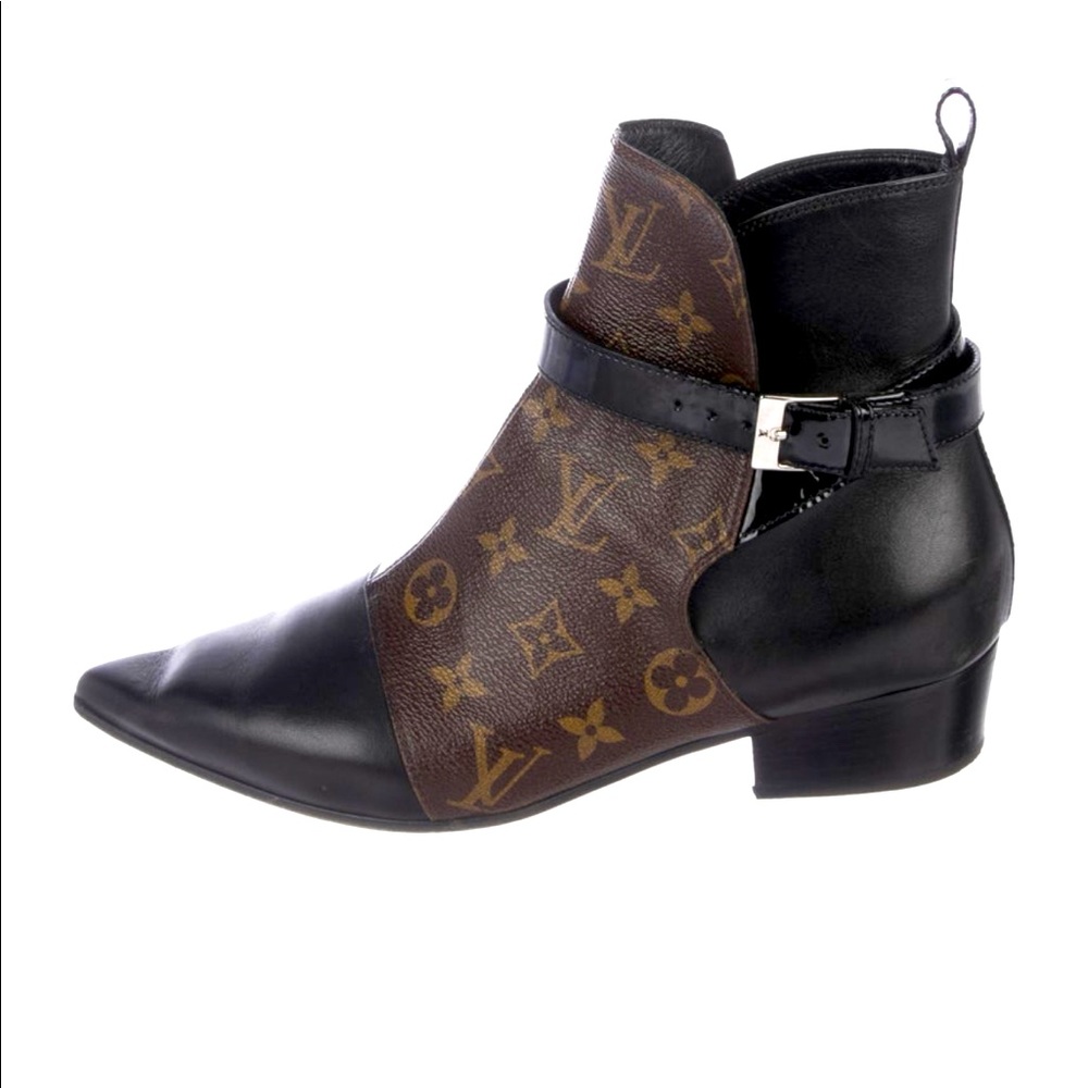 Louis Vuitton sz39 monogram Charlotte leather 100%